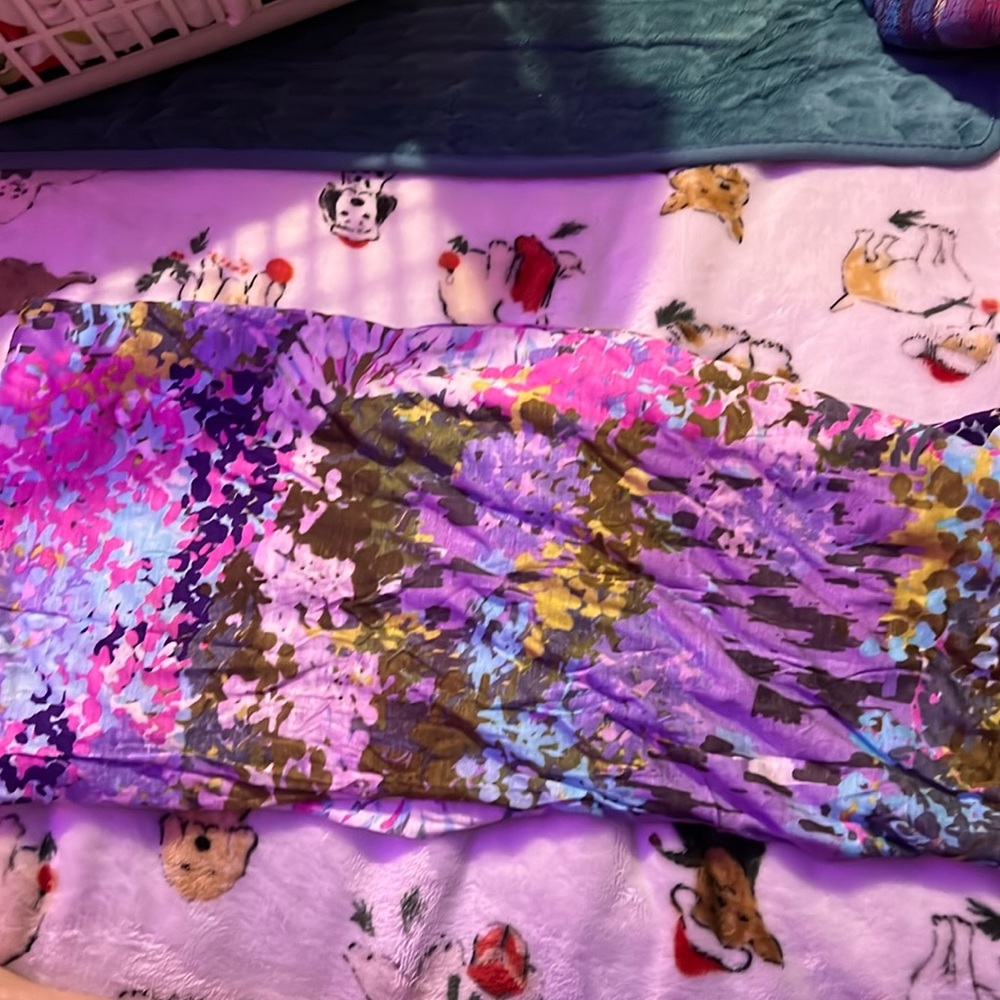 Floral infinity scarf